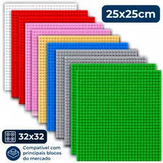Base Blocos de Montar Peças Placa Clássica 32x32 Pontos de Construção Encaixar Brinquedo Compatível