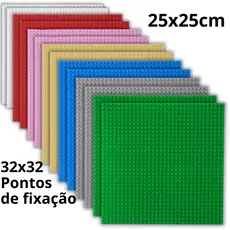 Base Blocos de Montar Peças Placa Clássica 32x32 Pontos de Construção Para Encaixar Brinquedo