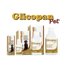 Glicopan Pet 250mL - Suplemento Vitamínico Para Cães, Gatos, Aves, Roedores, Répteis e Mustelídeos
