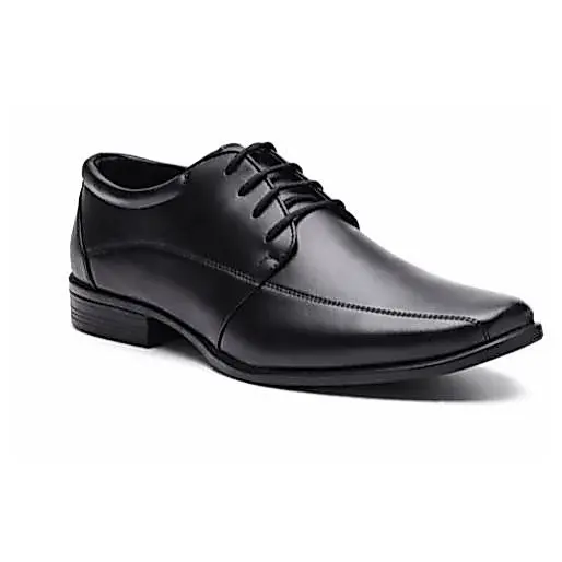 Sapato Social Masculino Preto 100% Couro Legítimo De Amarrar