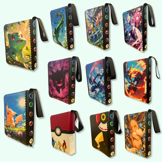 Fichário Binder Álbum Pokémon ZA TCG Porta Cartas Cards