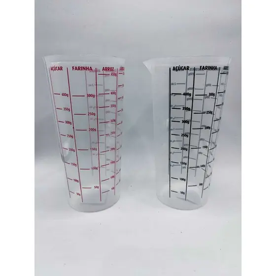 Copo De Medida/Dosador De Plástico C/Bico 500ml
