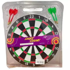 Jogo de Dardos com 6 Dardos – Tamanho 15” – Jogo Divertido, Jogo de dardos