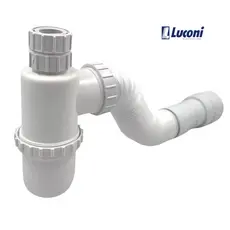 Sifão Copo Extensivo Universal Branco Luconi