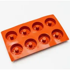 Molde Forma de Silicone 8 Cavidades Para Bombom Chocolate Doces Gelo Confeitaria