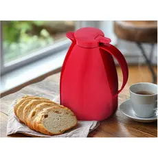 Bule Termico Invicta Viena 1l Com Gatilho Preto Café Chá