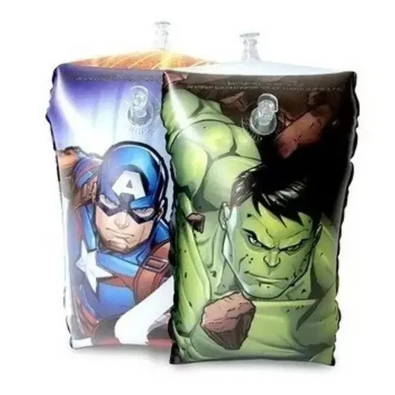Boia Inflável Para Braço Avengers 23x14cm Piscina