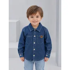 Jaqueta Camiseta Jeans Masculina Menino Tamanho 03 - Estilosa e Confortável