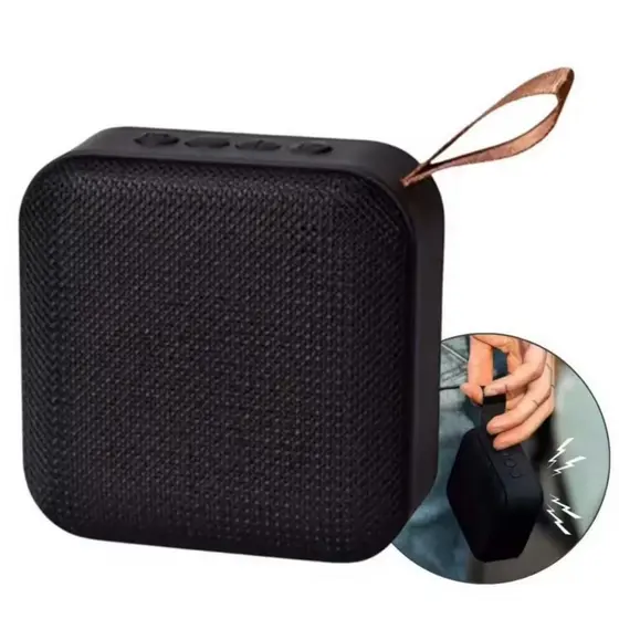 Caixa de Som Bluetooth Portátil Mini – Som Potente, Rádio FM e Design Compacto