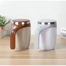 Copo Caneca Elétrico Misturador Magnético em Aço Inoxidável