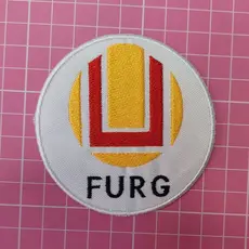 Patch FURG Universitário Termocolante bordado para jalecos