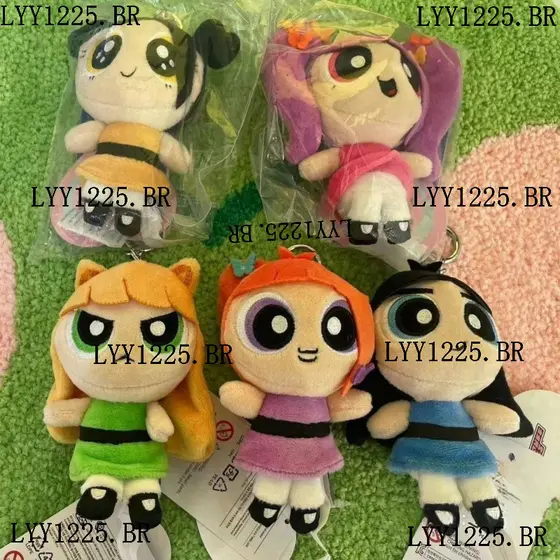 Kpop Idol Minji Hanni 、 Danielle Haerin Hyein Bonecas De Pelúcia As Meninas Powerpuff X NJ Bag Brinquedos Recheados Com