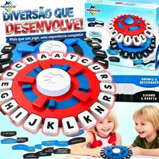 [Versão em Português] Jogo Tabuleiro de Palavras MEDOOSI Usaopoly | Rápido e Interativo Brinquedos para Pais e Filhos
