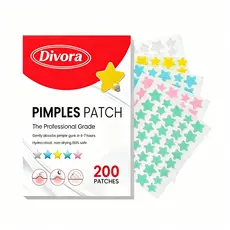 200pcs  Acne Patch Adesivo Para Espinha Pimple Patch Estrela Desbotar Hidrocoloide Acne Master Patch Adesivo