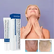 Creme De Pescoço De Colágeno Anti-Envelhecimento Clareamento Hidratante Aperto Levantamento Para Queixo Duplo X6X4
