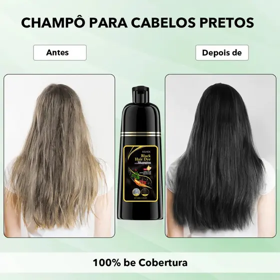 Shampoo De Tintura De Cabelo Hidrata , Melhora A Cor Do Naturalmente Mais Escuro 100ML