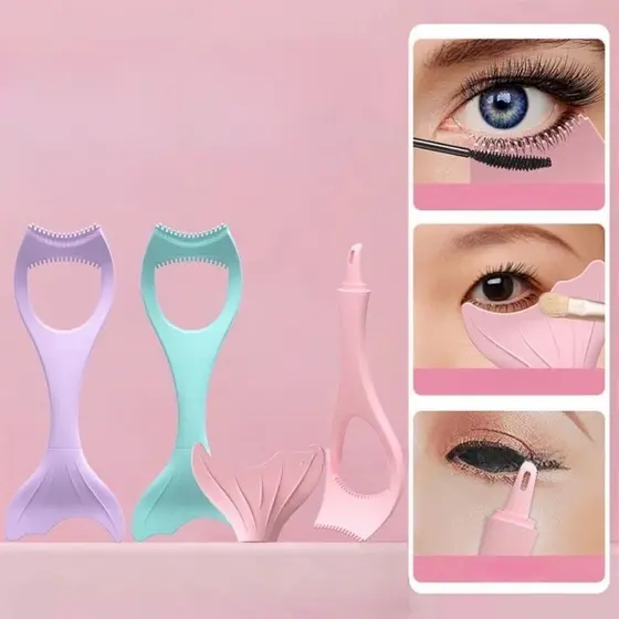 Protetor De Silicone Para Aplicação de Mascara de Cílios Delineador e Sombra nos Cílios024-053