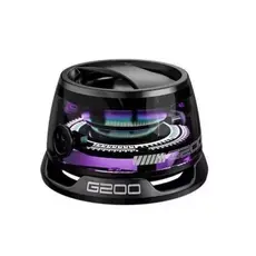 Caixa De Som LED Bluetooth magnético portátil atmosfera colorida RBG mini Speaker à prova d'água