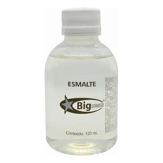 Esmalte Raio Extra Brilho Manicure Maos Big Universo 120ml Acabamento Glamoroso Uso Profissional