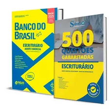 Kit Banco do Brasil Agente Comercial + 500 Questões