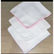 Kit C/ 6 Fralda Fraldinhas de Boca (Babetes) em tecido 100% Algodão 2 Cada cor e Bico de Picuita