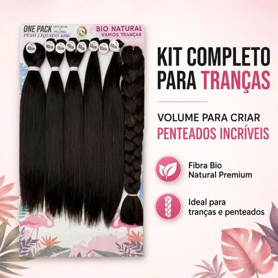 Miss Ariana Freedom Bio Fibra 65cm Liso 380g Fibra Premium + Jumbo