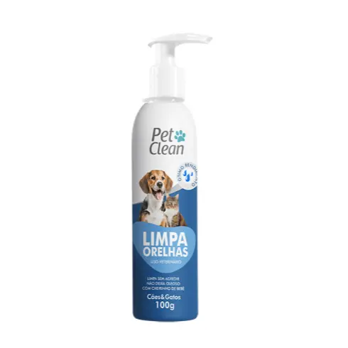 Limpa Orelha Cachorro e Gato Pet Clean 100ml