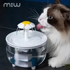 MIW Fontes Para Animais De Estimação Filtro De Circulação Automática Fonte De Água Gatos Bebedores Elétricos