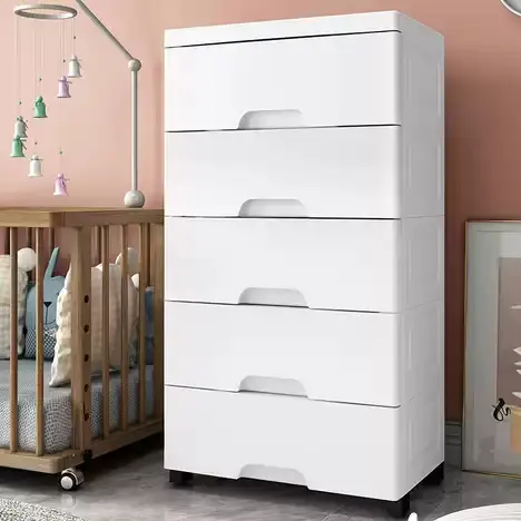 haosin Gaveteiro Organizador Multifuncional de Plástico | Para Bebê - Compatível com Banheiro, Cozinha e Quarto