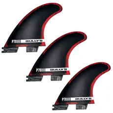 Quilhas Triquilha Bullys P7 Large Encaixe FCS 2 Preta Surfe