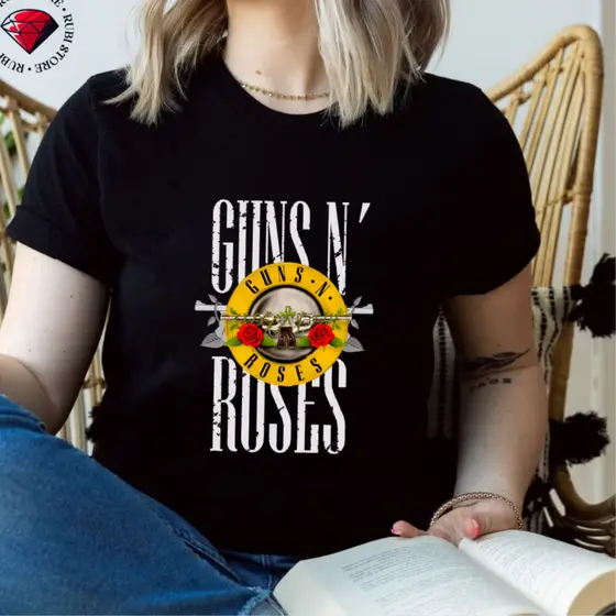 Camiseta Feminina T- shirt personalizada Guns N` Roses Camisa Adulto Alta Qualidade Lançamento