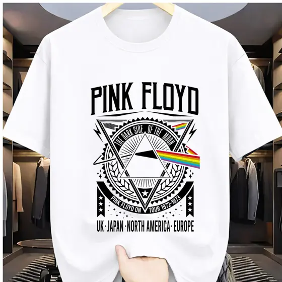 Camiseta de Rock Pink Floyd  100% Algodão Premium Camisa  Estampa Exclusiva