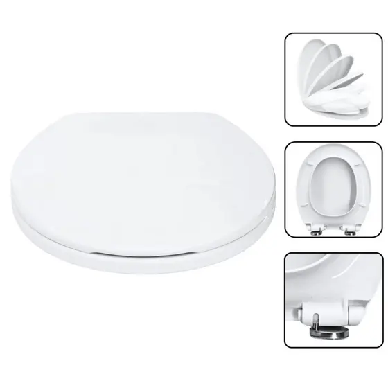 Assento Tampa de Vaso Privada Oval Universal Fechamento Suave Soft Close Compatível Deca
