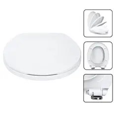 Assento Tampa de Vaso Privada Oval Universal Fechamento Suave Soft Close Compatível Deca
