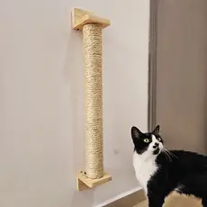 Arranhador Parede Gatos Vertical Sisal Poste Brinquedo Pet Para Casa Felino