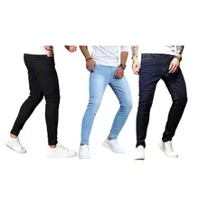 Kit Calças Jeans Skinny algodão básica para qualquer ocasião - Linha Premium