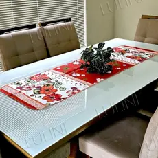 Caminho De Mesa Trilho Retangular Estampado Decoração Jantar Sala Cozinha Moderna