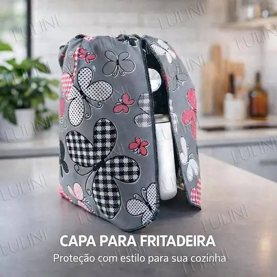 Capa Para Fritadeira Elétrica 3,5 a 5L  PREÇO DE FÁBRICA - LANÇAMENTO