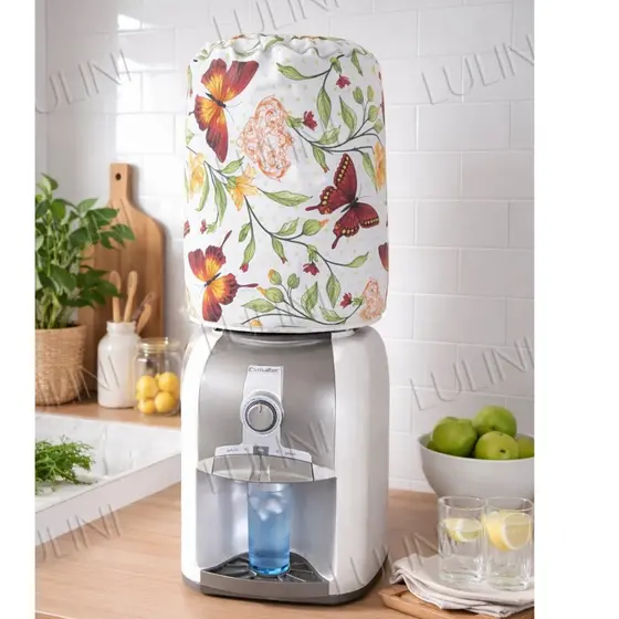 Capa Galão de Água Cozinha Decoração Proteção Lavável Estampada
