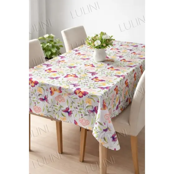 Toalha De Mesa 100x145cm 4 Cadeiras Cozinha Estampada Decoração -LANÇAMENTO