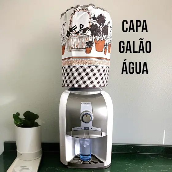 Capa Galão Água 20 Litros Lavável Varias Estampas Decorativas Cozinha Residencial