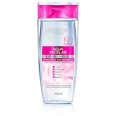 Água Micelar L'Oreal Paris 200mL Solução de Limpeza 5 em 1