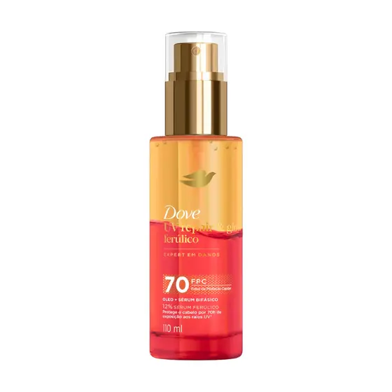 Óleo e Sérum Bifásico Dove UV Repair & Glow Ferúlico Frasco 110ml