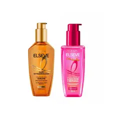 Kit Elseve Óleo Extraordinário Tratamento Reconstrutor 100ml + Sérum Leave-In Liso dos Sonhos 100ml