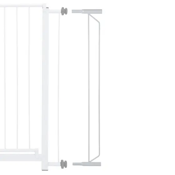Extensor Prolongador Portão Segurança Pet Zaya FICAPET Bebê Criança proteção reforçado 83cm altura 10cm comp.