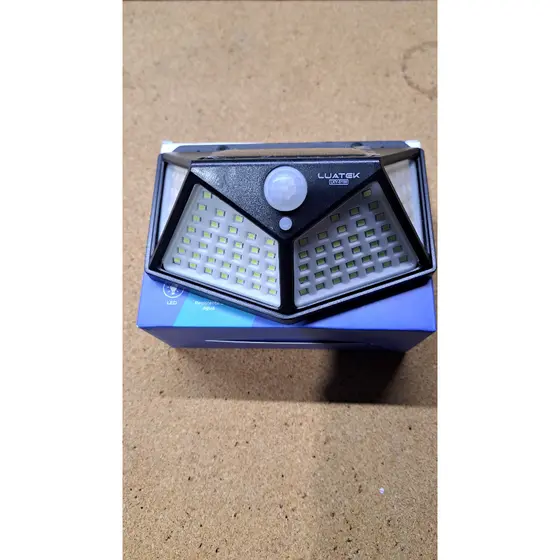 Arandela Luminária Led Solar Sensor De Movimento LUATEK