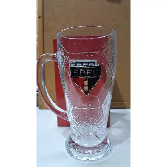 Caneca Vidro 630ml São Paulo – Produto Licenciado Oficial