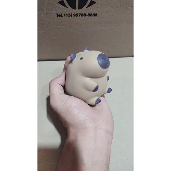 Capivara Anti-Stress - Brinquedo Lento Rebound para Decoração (Fidget Toy) 1 ITEM