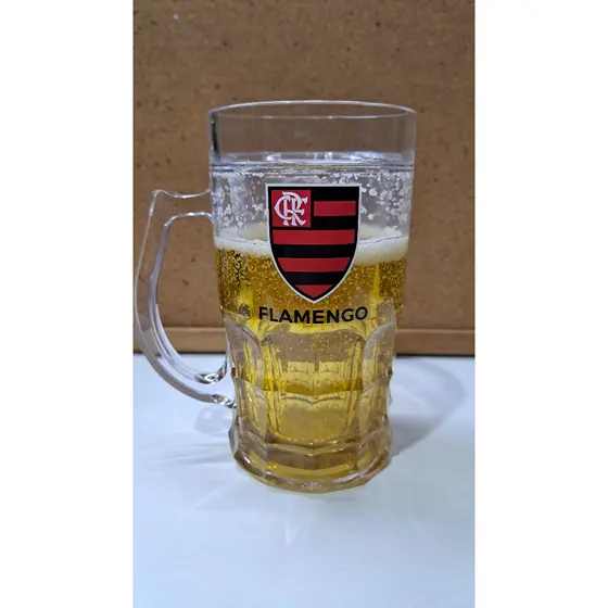 Caneca Gel Cerveja 400ml - Flamengo