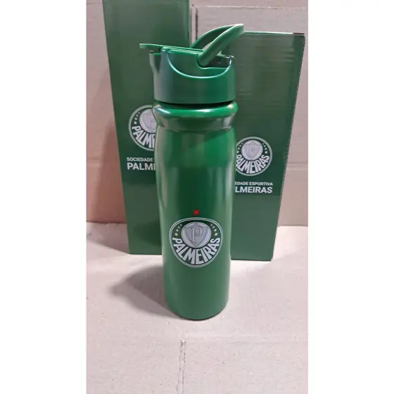 GARRAFA INOX PALMEIRAS 650ML REF: QH076-3